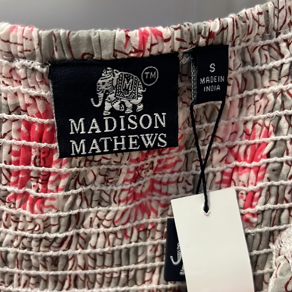 Patterned Madison Mathews Skirt, New with Tags, S - Picture 2 of 3